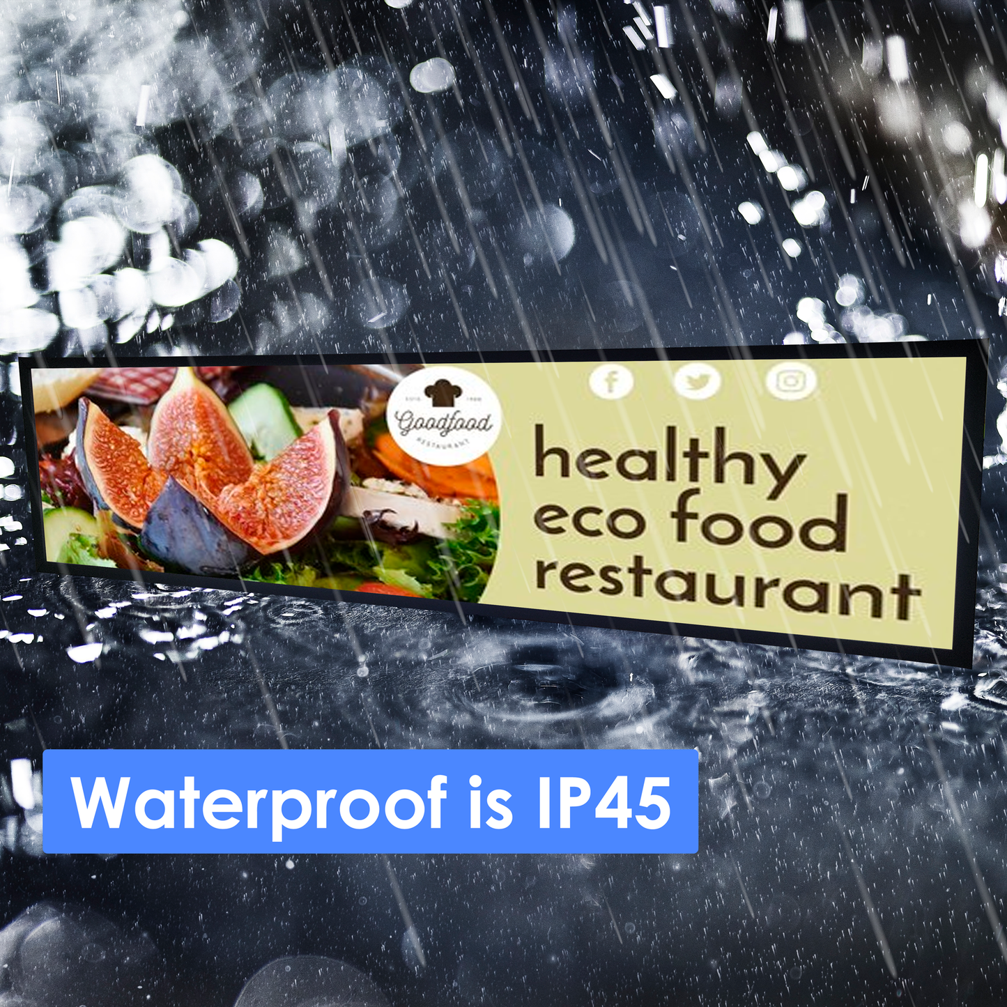 Lightbox Cabinet Sign